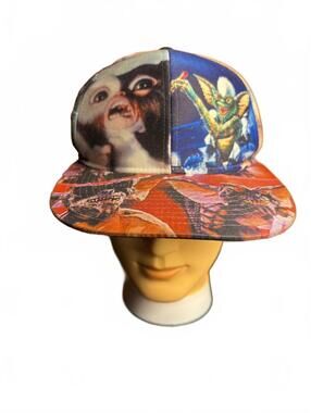 Vintage Gremlins Gizmo all over Snapback Hat 80s horror